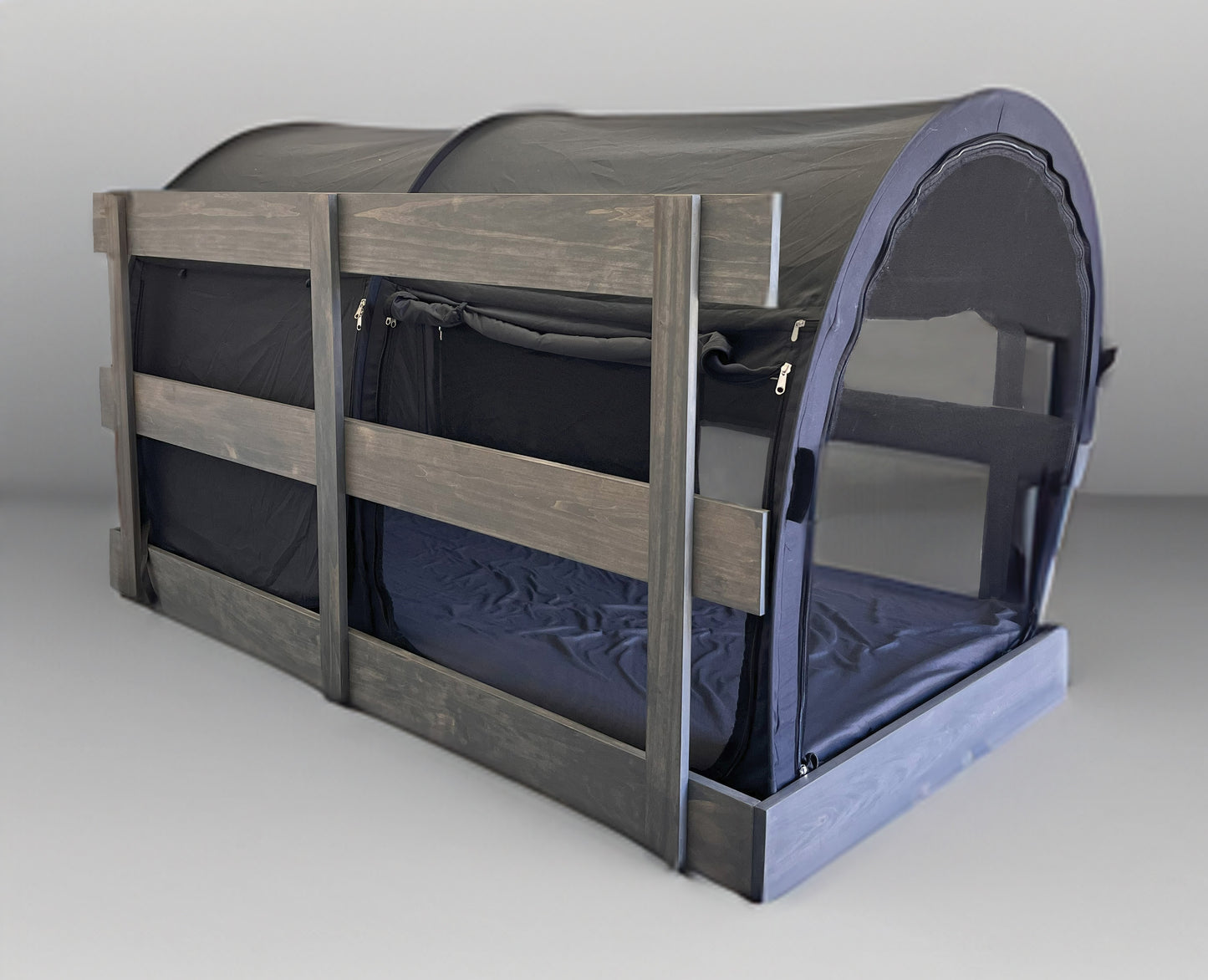 Cozy Sleep Handmade Wooden Enclosed Tent Bed