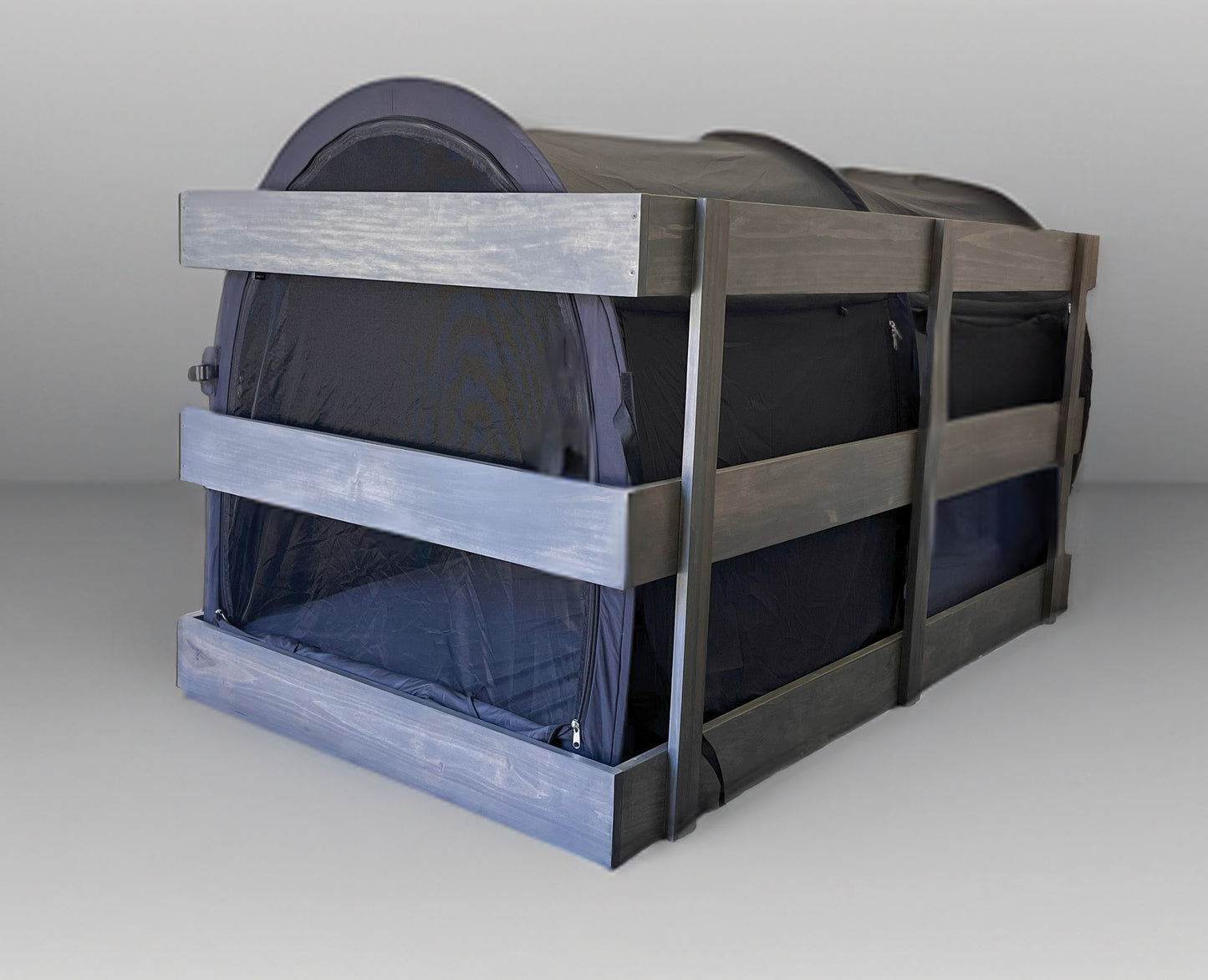 Cozy Sleep Handmade Wooden Enclosed Tent Bed