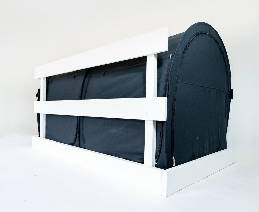 Cozy Sleep Handmade Wooden Enclosed Tent Bed