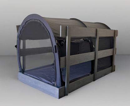 Cozy Sleep Handmade Wooden Enclosed Tent Bed